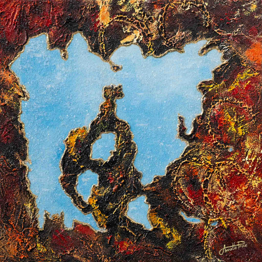 After The Rain. An abstract painting by Annette Price